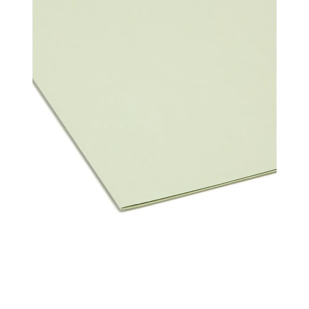 Hanging File Folders|Smead FasTab Hanging File Folders, 1/3 Cut, Legal Size, Moss, 20/Box (64083)