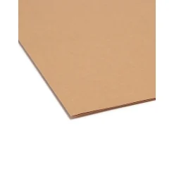 File Folders|Smead File Folder, 1/3-Cut Tab, Letter Size, Kraft, 50/Box (10830)