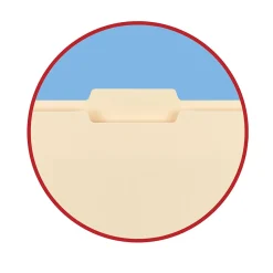 File Folders|Smead File Folder, 1/3-Cut Tab, Letter Size, Manila, 100/Bx (10338)