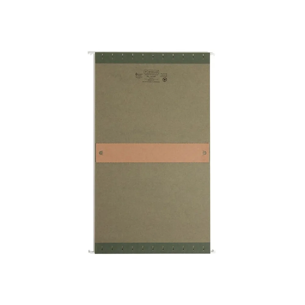 Hanging File Folders|Smead Hanging File Folders with Box Bottom, 2" Expansion, Letter Size, Standard Green, 25/Box (64259)