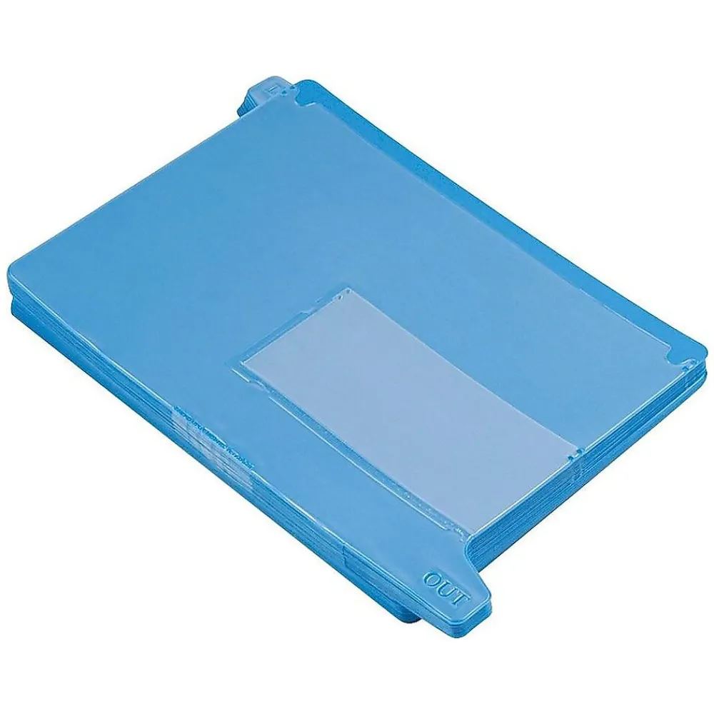 File Folders|Smead Heavy Duty End Tab File Folder, Straight Cut, Letter Size, Blue, 25/Box (61951)