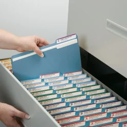 File Folders|Smead Pressboard File Folders, 1/3-Cut Tab, 1