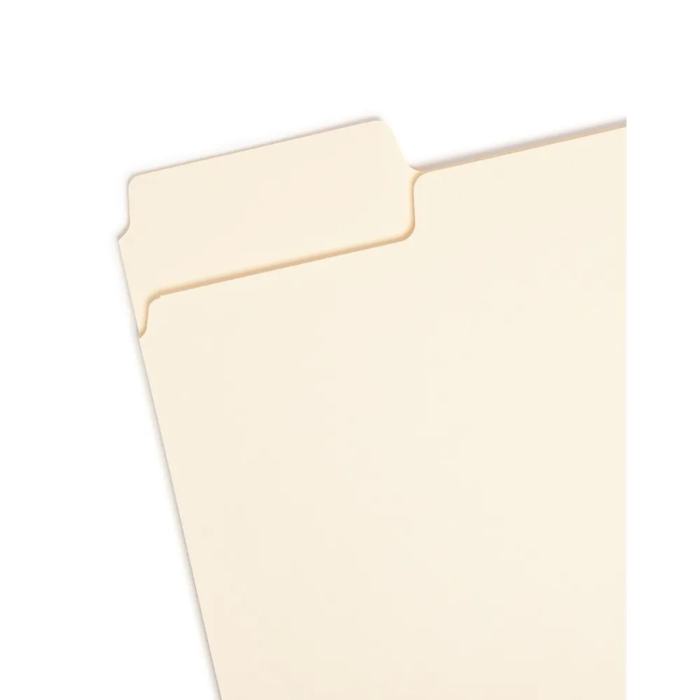 File Folders|Smead SuperTab File Folder, 1/3-Cut Tab, Letter, Manila, 24/Pack (11920)