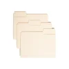 File Folders|Smead SuperTab Heavy Duty File Folder, Oversized 1/3-Cut Tab, Letter Size, Manila, 50/Box (10401)