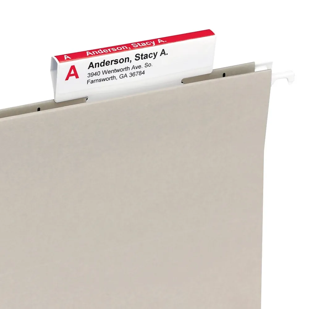 Labels|Smead Viewables File Folder Labels, 3.5" x 1.25", White, 25 Labels/Pack (64905)