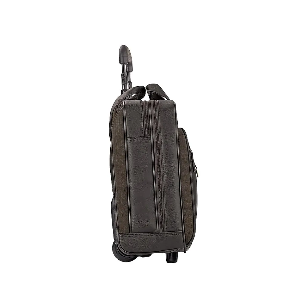 Laptop Bags|Solo New York Macdougal 17.3" Vinyl Rolling Laptop Bag, Olive (EXE935-3)