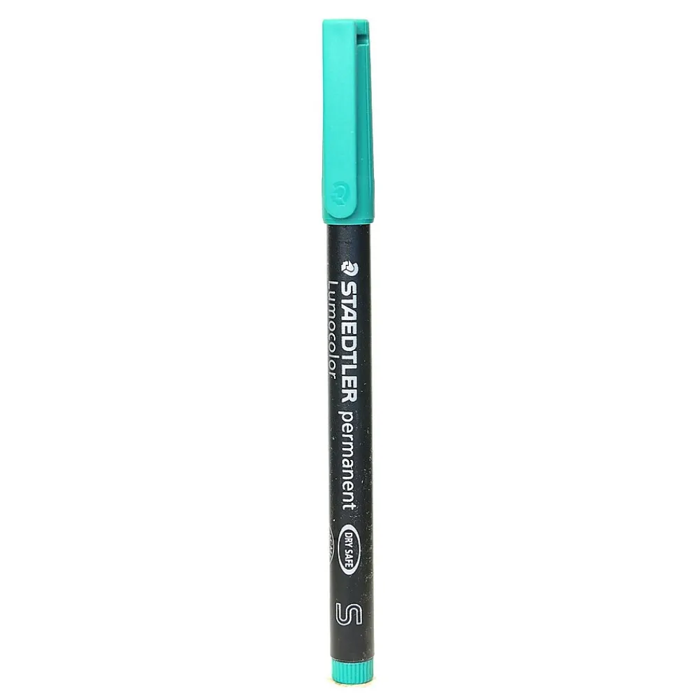 Markers|Staedtler Lumocolor Av Marker Green Superfine [Pack Of 10] (10PK-313-5)