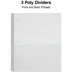 Notebooks|Staples Accel 3-Subject Notebook, 8.5