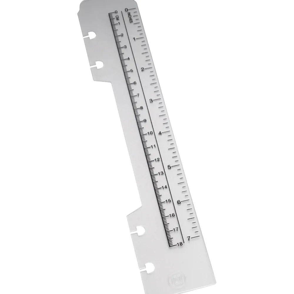 Notebooks|Staples ® Arc System 7" Standard Ruler, Junior Size, 7" (21801)