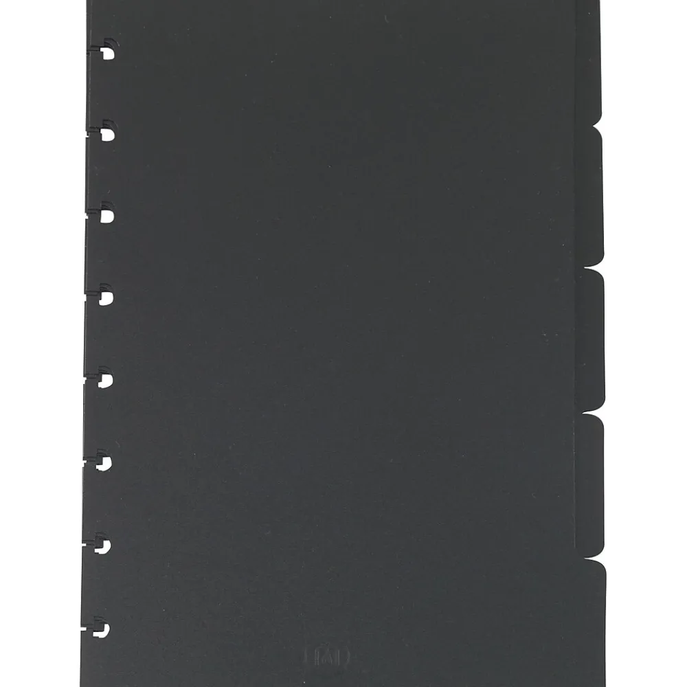 Notebooks|Staples ® Arc System Tab Dividers, Black, 5-5/6" x 8-1/2"