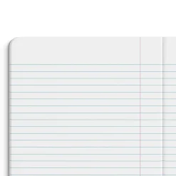 Composition Notebooks|Staples Composition Notebook, 7.5" x 9.75", College Ruled, 80 Sheets, (ST55081) Red