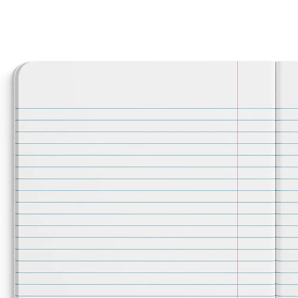 Composition Notebooks|Staples ® Composition Notebook, 7.5" x 9.75", Wide Ruled, 100 Sheets, Red (ST55075)