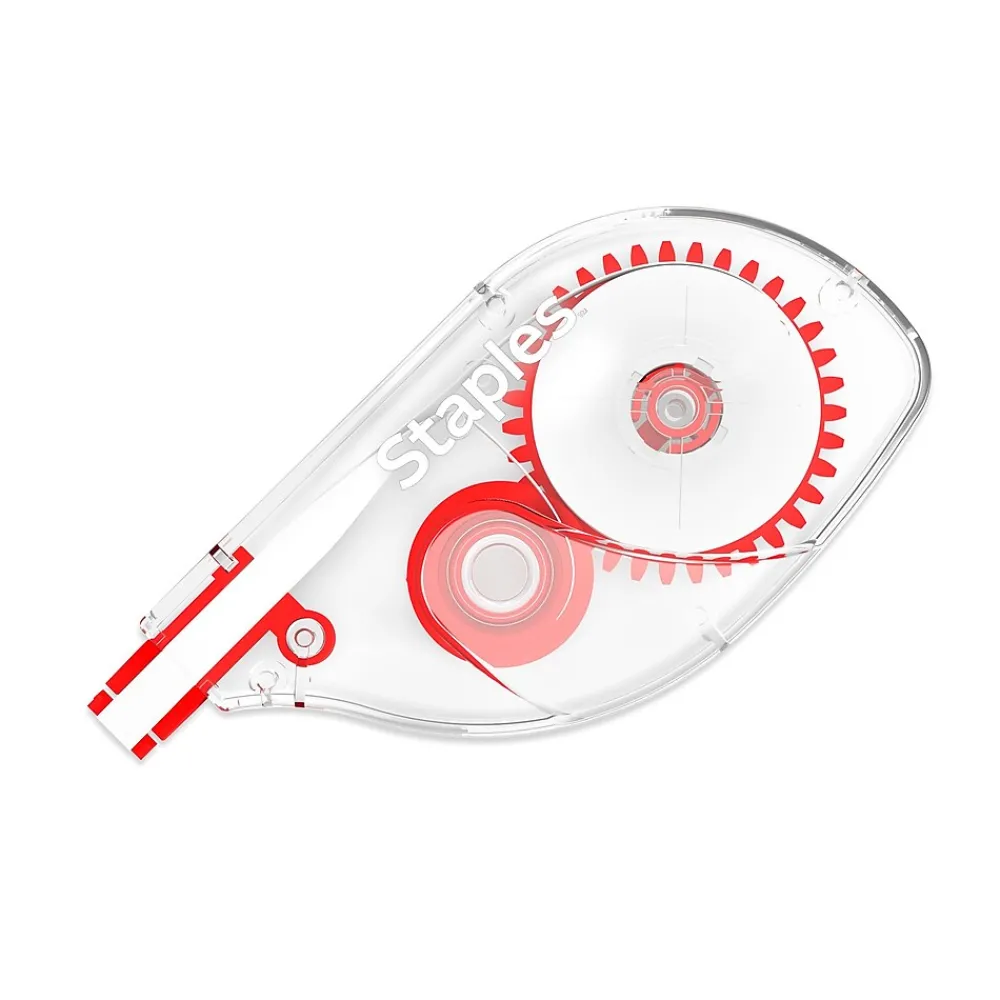 Correction & White-Out|Staples Correction Tape, White, 2/Pack (ST59818)