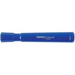 Markers|Staples DuraMark Permanent Markers, Chisel Point, Assorted, 12/Pack (10404)