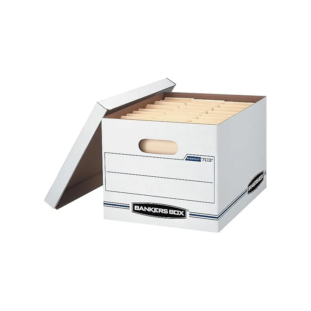 File Storage|Iris Staples® File Storage Plastic Crate, Letter/Legal Size, (STP-54269) Clear