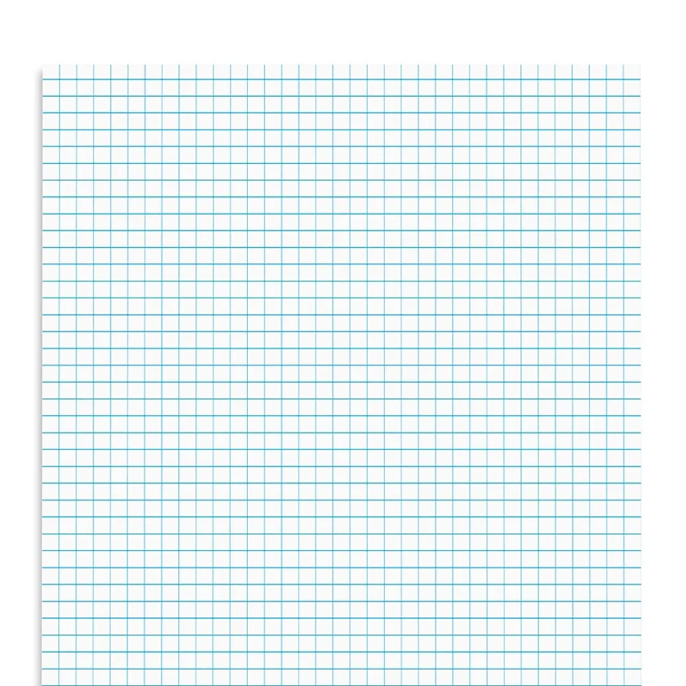 Notepads|Staples Graph Pad, 11" x 17", Graph Ruled, White, 50 Sheets/Pad (ST57336)