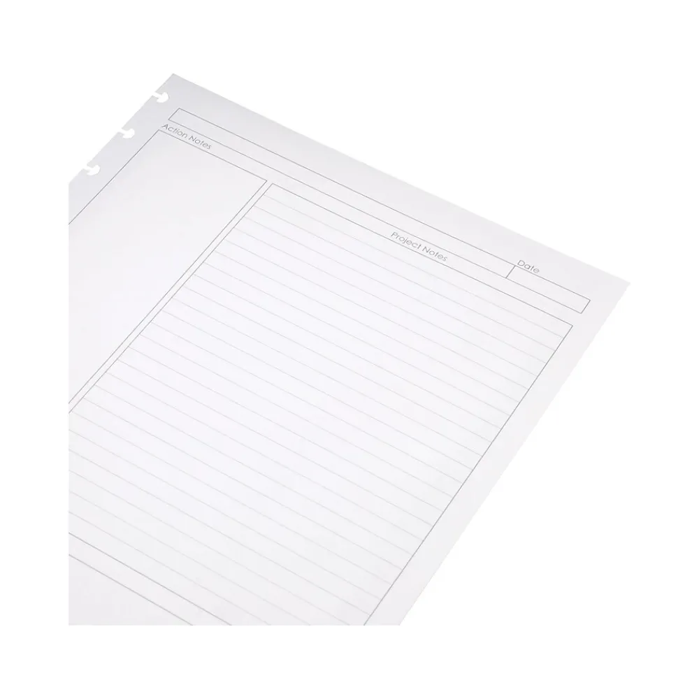 Filler Paper|Staples Premium Arc Notebook System Refill Paper, 8.5" x 11", 50 Sheets, College Ruled, White (20021)