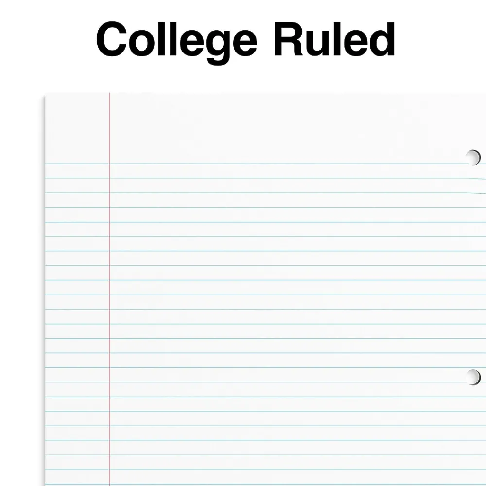 Subject Notebooks|Staples Premium Poly 1-Subject Notebook, 8.5" x 11", College Ruled, 100 Sheets, (ST20952D) Red