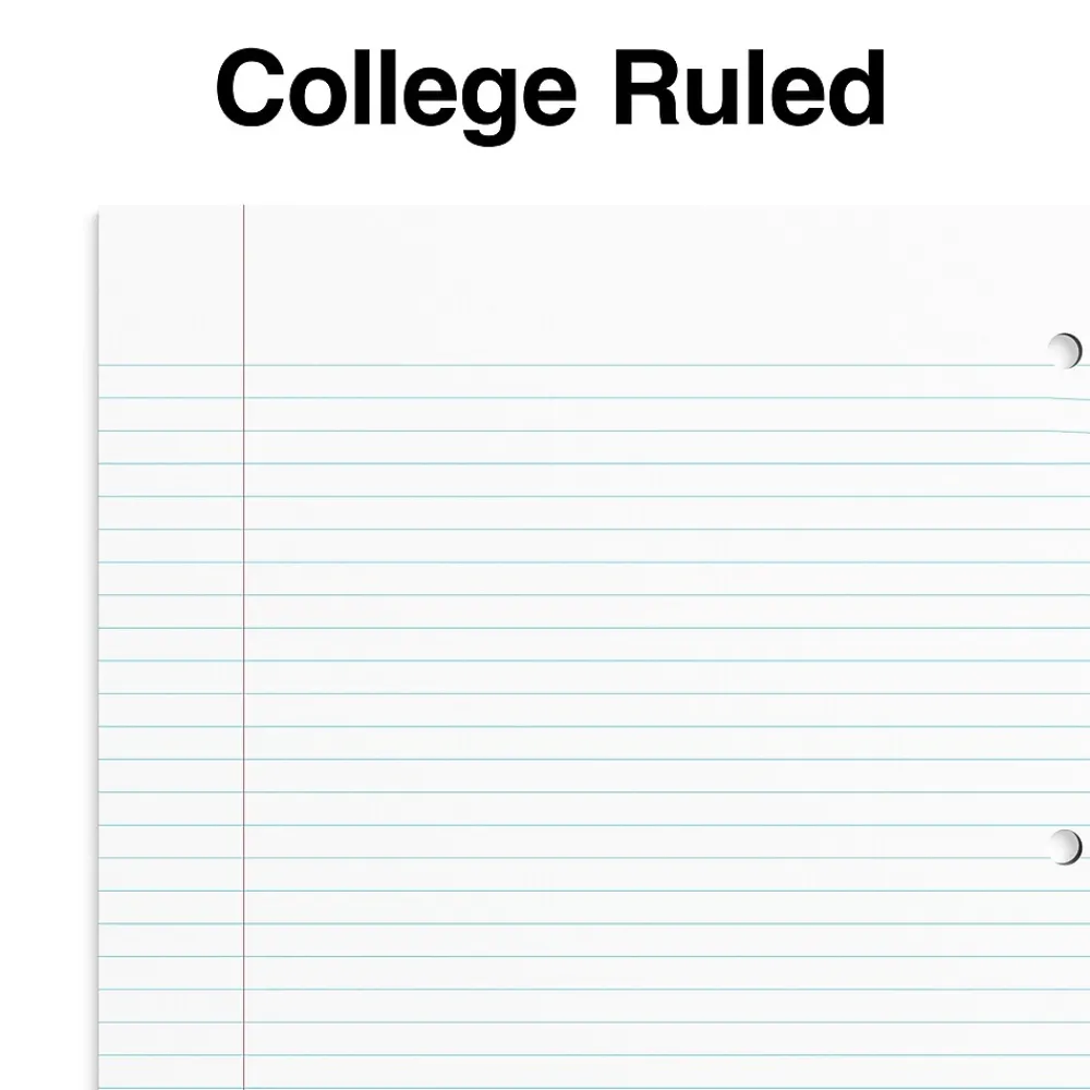 Subject Notebooks|Staples Premium Poly 1-Subject Notebook, 8.5" x 11", College Ruled, 100 Sheets, (ST20954D) Purple