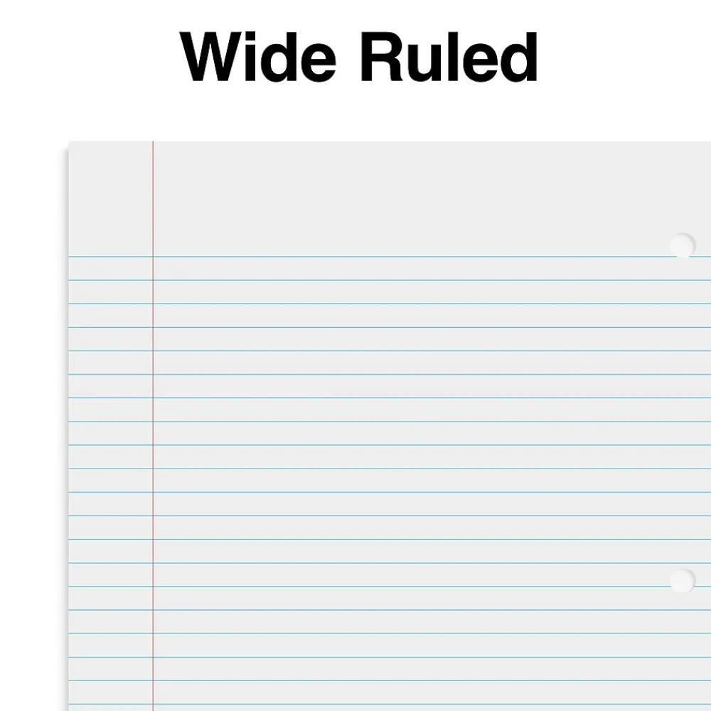 Subject Notebooks|Staples Premium Poly 1-Subject Notebook, 8" x 10.5", Wide Ruled, 100 Sheets, (TR20961) Teal