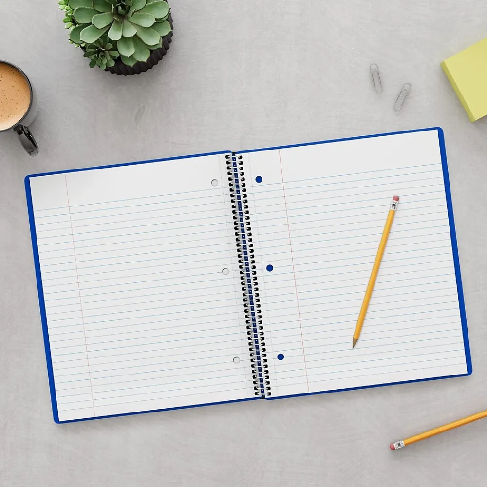 Subject Notebooks|Staples Premium 3-Subject Notebook, 8.5" x 11", College Ruled, 150 Sheets, (ST58330) Blue