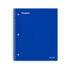 Subject Notebooks|Staples Premium 5-Subject Subject Notebooks, 8.5" x 10.5", Wide Ruled, 200 Sheets, Black (ST58309)