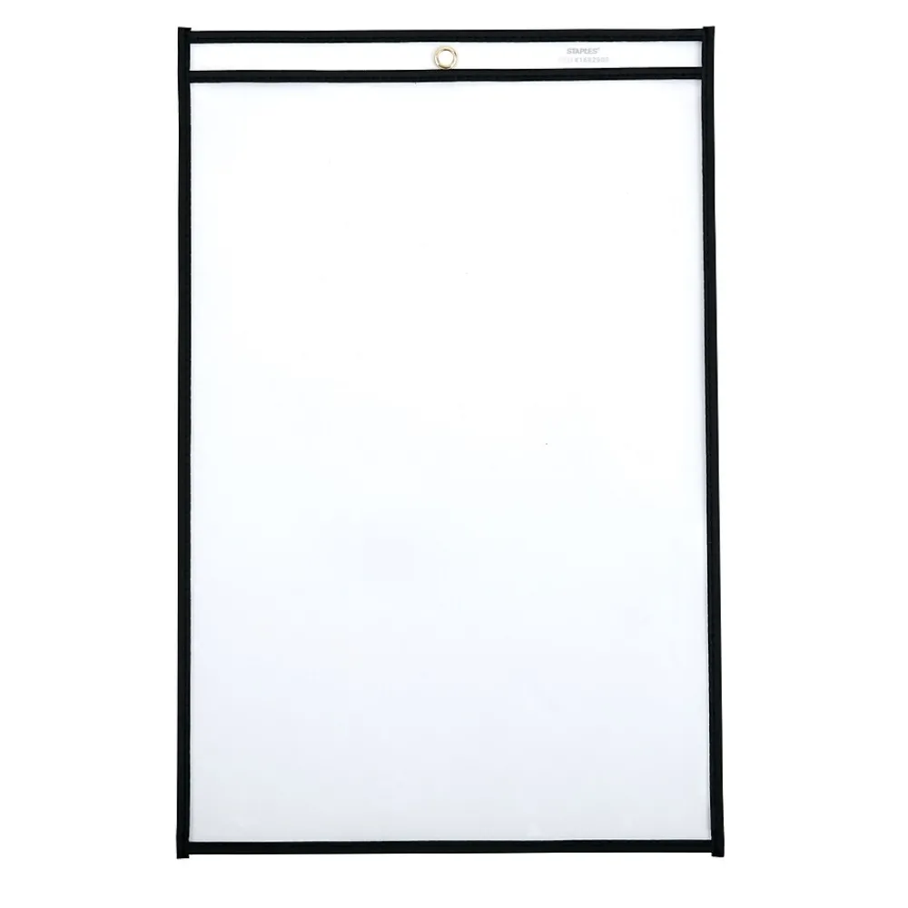 Sheet Protectors|Staples Shop Ticket, 11" x 17", Sewed, 25/Pk