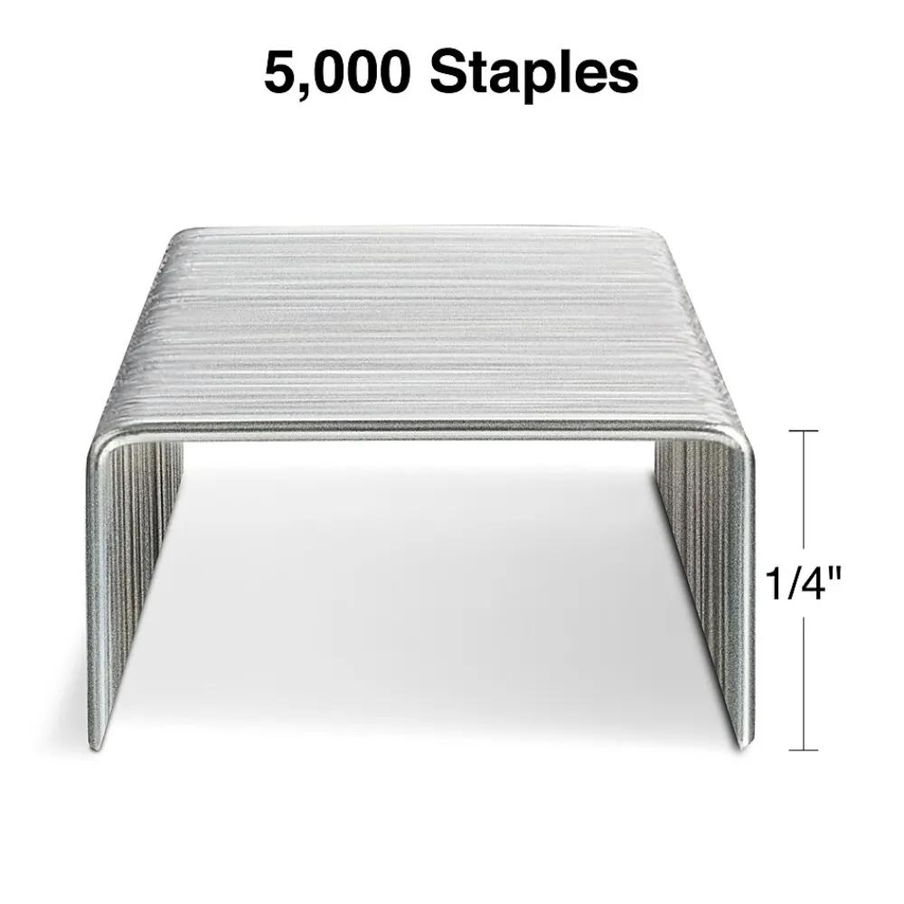 Staples|Staples Standard , 1/4" Leg Length, 5000 /Box (TR58090)