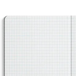 Subject Notebooks|Staples 1-Subject Composition Notebook, 7.5" x 9.75", Graph Ruled, 80 Sheets, Black, 24/Carton (20075CT)