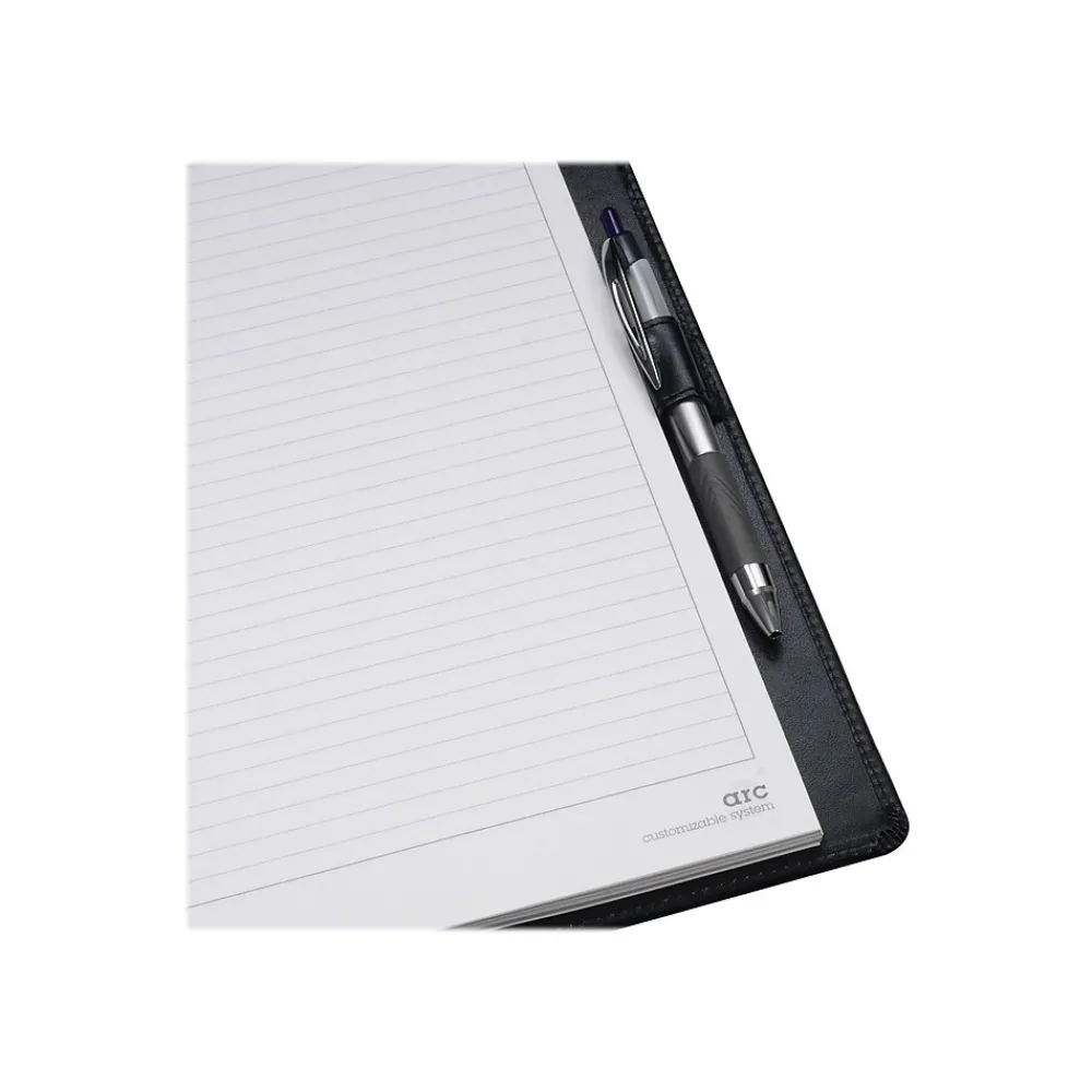 Subject Notebooks|Staples 1-Subject Customizable Notebook, 8.5" x 11", Narrow Ruled, 60 Sheets, Black (19998)