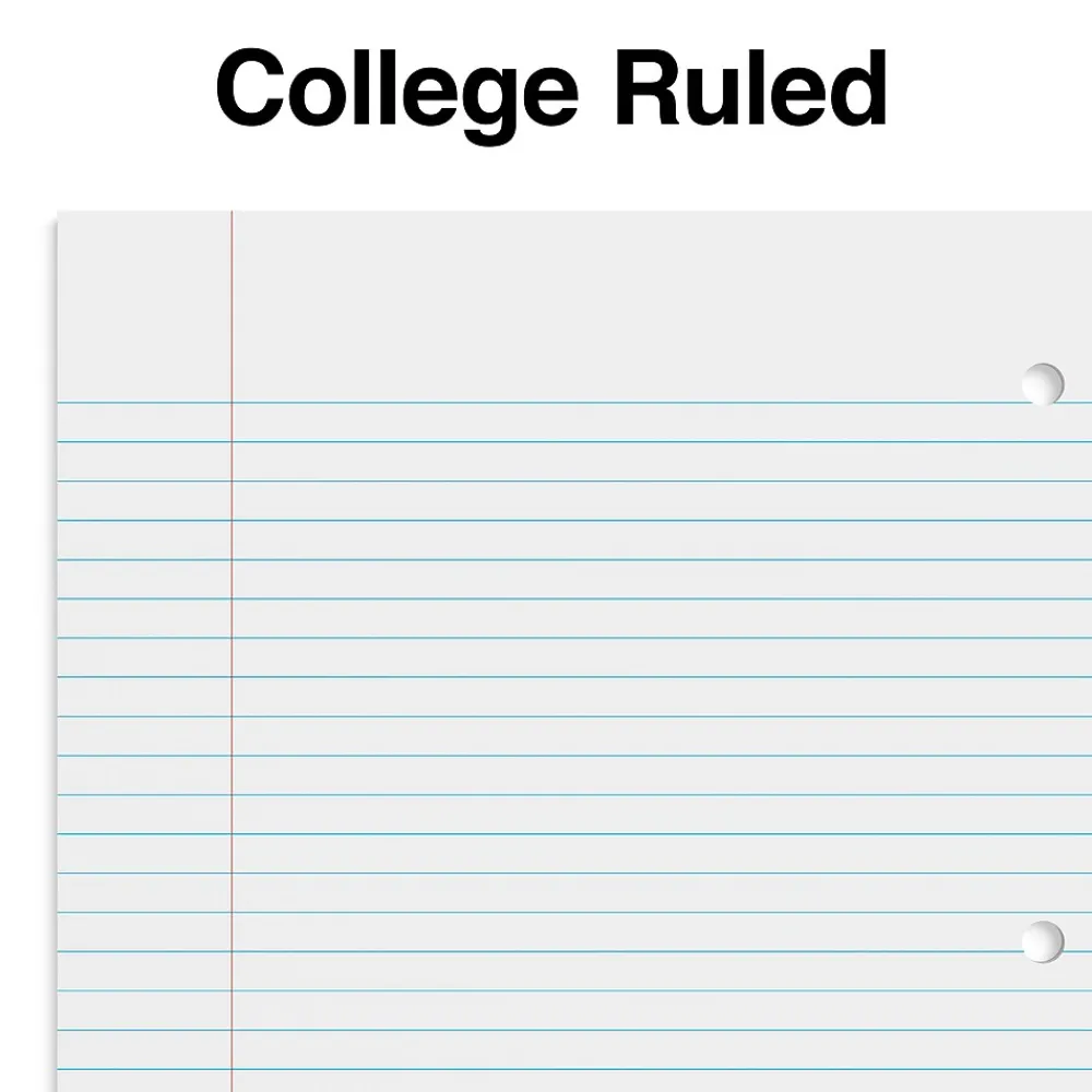 Subject Notebooks|Staples 1-Subject Notebook, 8" x 10.5", College Ruled, 70 Sheets, (TR27500) Blue