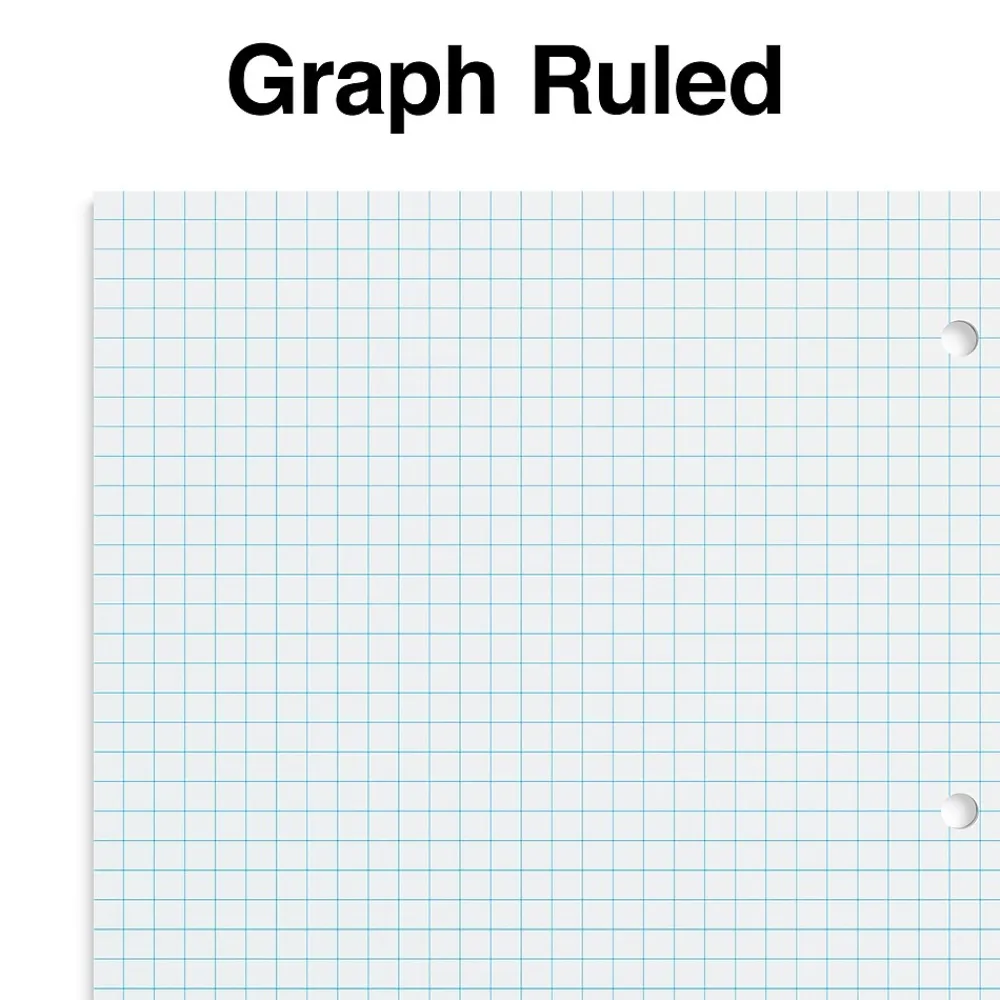 Subject Notebooks|Staples 1-Subject Notebooks, 8" x 10.5", Graph Ruled, 70 Sheets, (ST23984C) Red