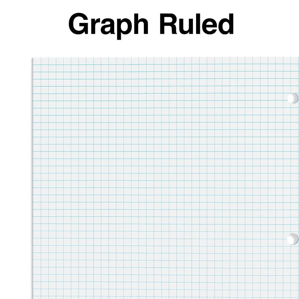 Subject Notebooks|Staples Wireless 1-Subject Notebook, 8.5" x 11", Graph Ruled, 80 Sheets, (ST58382) Blue