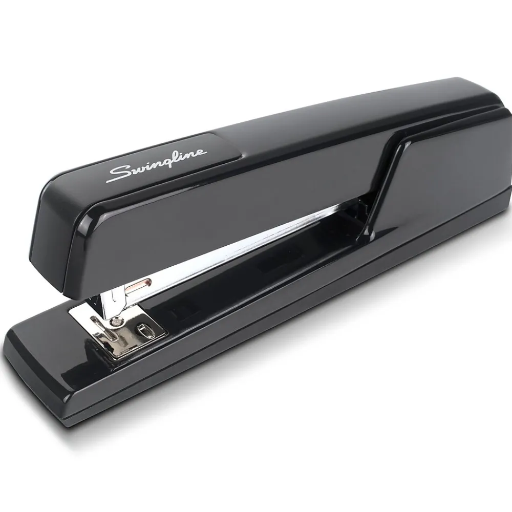 Staplers|Swingline 747 Desktop Stapler, 20-Sheet Capacity, Black (74701)