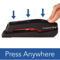 Staplers|Swingline Desktop Stapler, Black, 30 sheet Capacity (5000586)