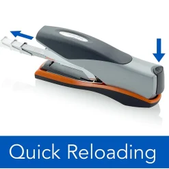 Staplers|Swingline Optima 40 Desktop Stapler, 40-Sheet Capacity, Silver (S7087840)