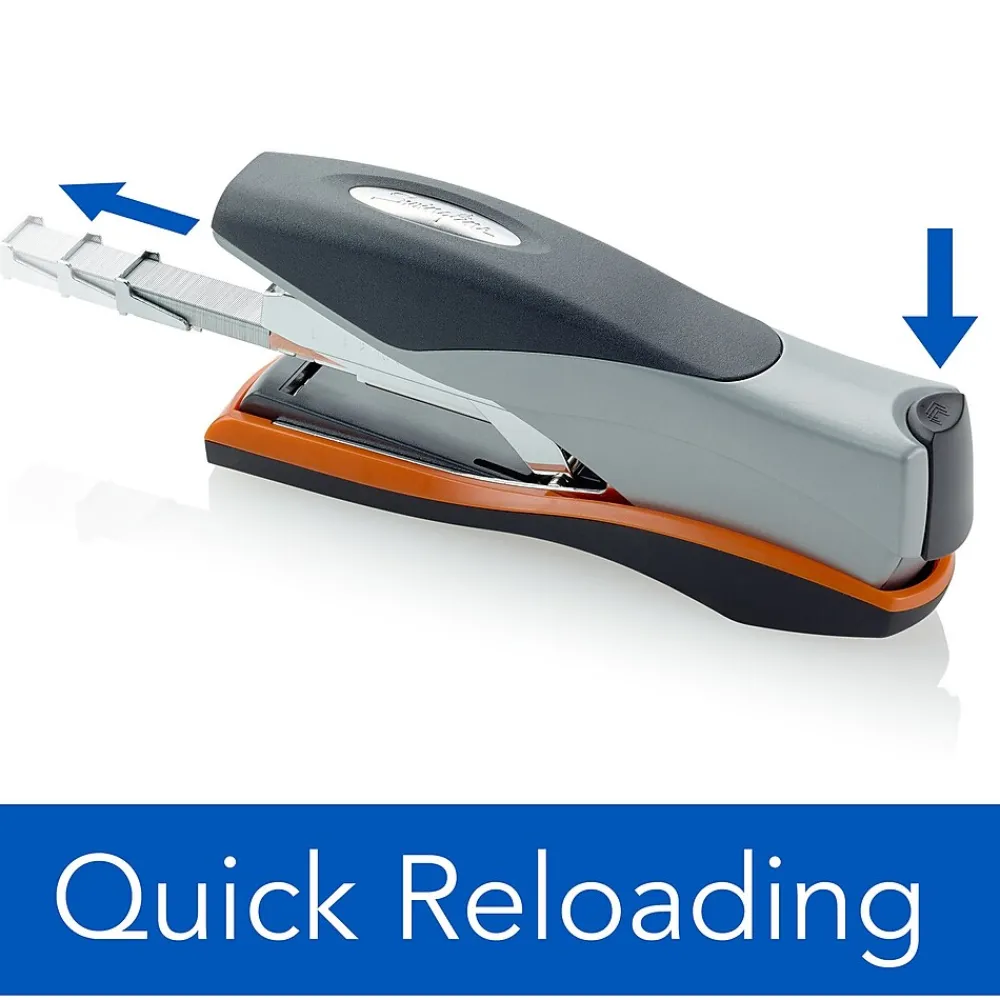 Staplers|Swingline Optima 40 Desktop Stapler, 40-Sheet Capacity, Silver (S7087840)