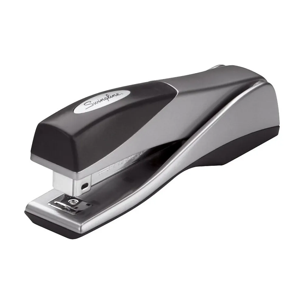 Staplers|Swingline ® Optima® Handheld Grip Stapler, 25 Sheet Capacity, Silver (87811)