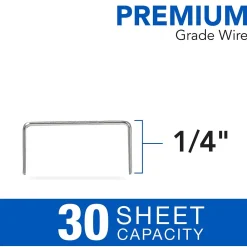Staples|Swingline Staples, 0.25 Leg Length, 5000/Box (50050)