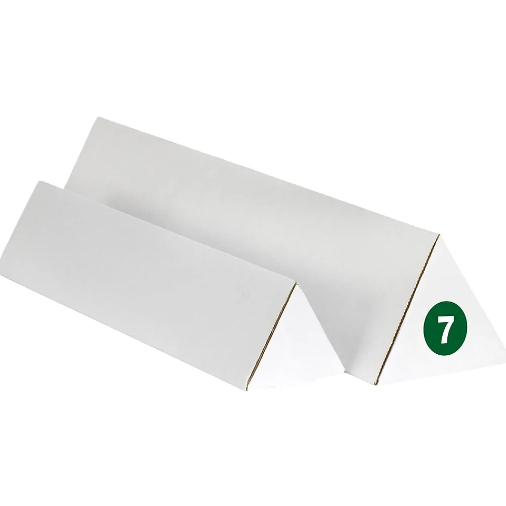 Labels|Tape Logic 2" Circle "7" Number Label, Dark Green, 500/Roll