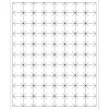 Labels|Tape Logic ® Rectangular Laser Labels, 1" x 1", White, 8000/Case (LL105)