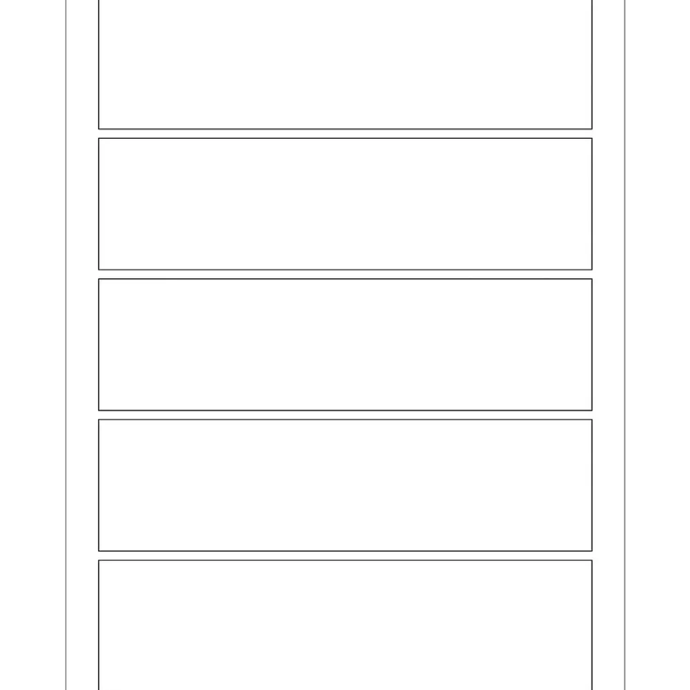 Labels|Tape Logic ® Rectangular Laser Labels, 7 1/2" x 2", White, 500/Case (LL133)