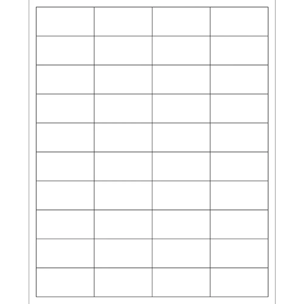 Labels|Tape Logic ® Rectangular Laser Labels, 2" x 1", White, 4000/Case (LL162)