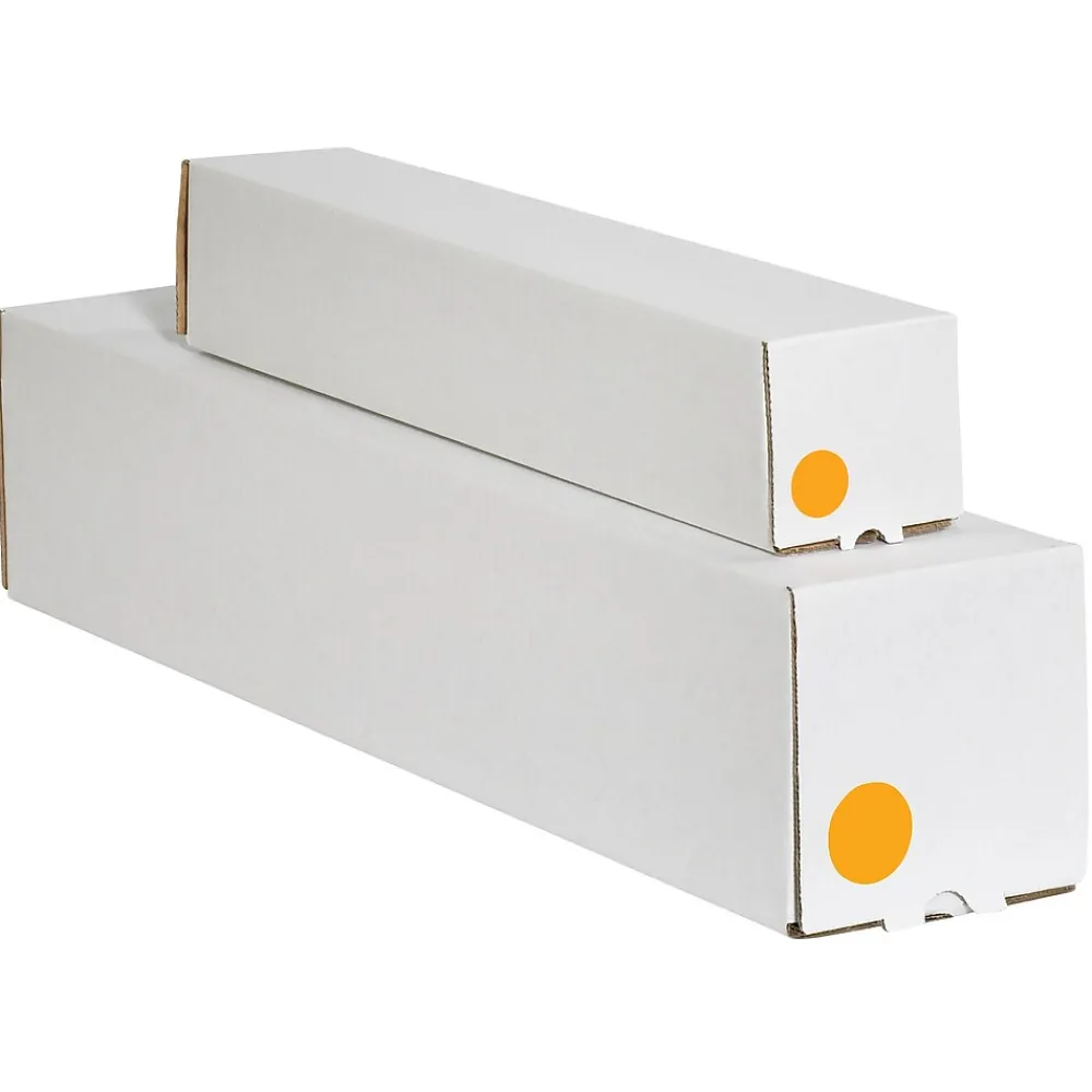 Labels|Tape Logic Removable Labels, 1" Circle, Fluorescent Orange, 500 /Roll (DL1389FO)