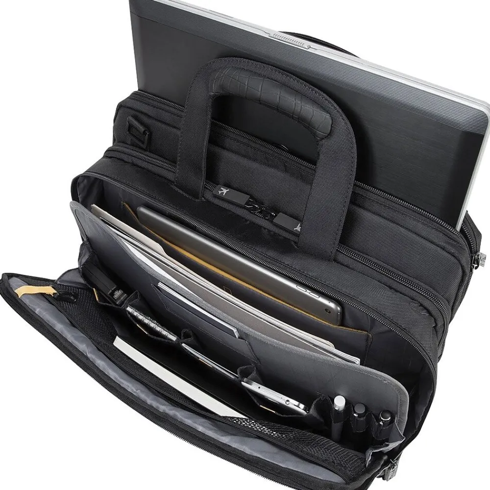 Laptop Bags|Targus Revolution 15.6" Nylon Laptop Bag, TSA Checkpoint Friendly, Black (TTL416US)