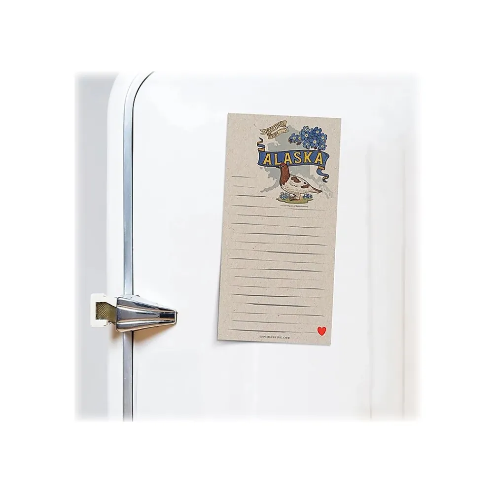 Notepads|TF Publishing Alaska Memo Pad, 4" x 8", Multicolor, 26 Sheets/Pad, 1 Pad/Pack (99-ALASMP)