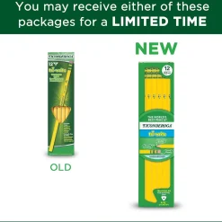 Pencils|Ticonderoga Tri-Write Wooden Pencil, 2.2mm, #2 Soft Lead, Dozen (X13856X)