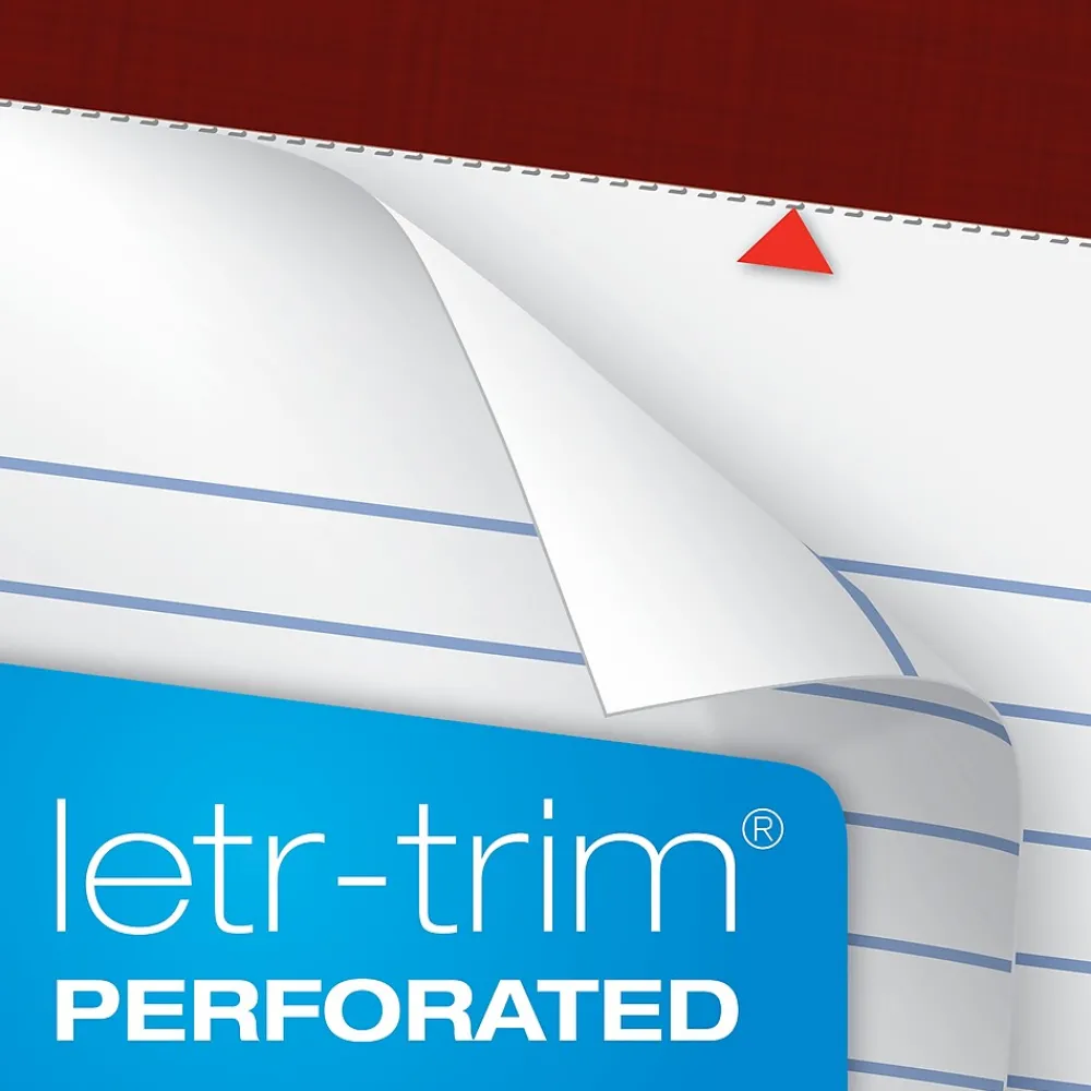 Notepads|TOPS Docket Gold Notepads, 8.5" x 11.75", White, 50 Sheets/Pad, Dozen (63960)