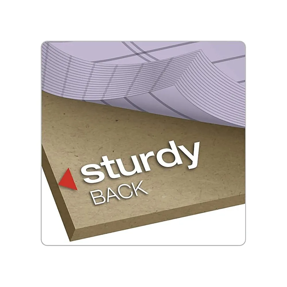 Notepads|TOPS Prism+ Legal Notepads, 5" x 8", Narrow Ruled, Orchid, 50 Sheets/Pad, 12 Pads/Pack (63040)