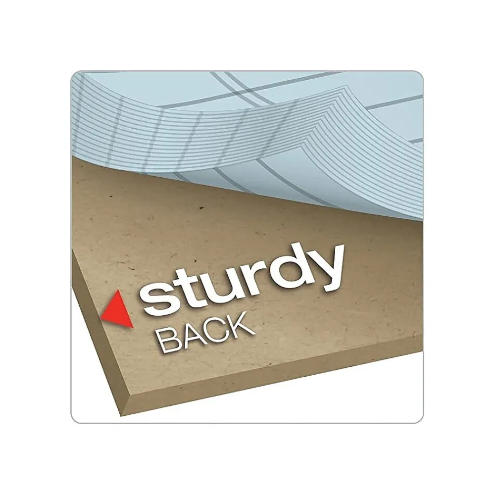 Notepads|TOPS Prism+ Notepads, 8.5" x 11.75", Wide, , 50 Sheets/Pad, 12 Pads/Pack (TOP63120) Blue